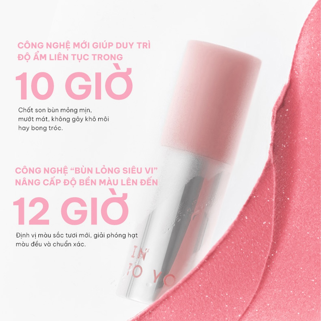 Son Bùn Không Khí Airy INTO YOU Phiên Bản 2.0 Lì Nhẹ Dễ Tán, Không Khô Môi Phù Hợp Với Nhiều Tông Da 2.1.