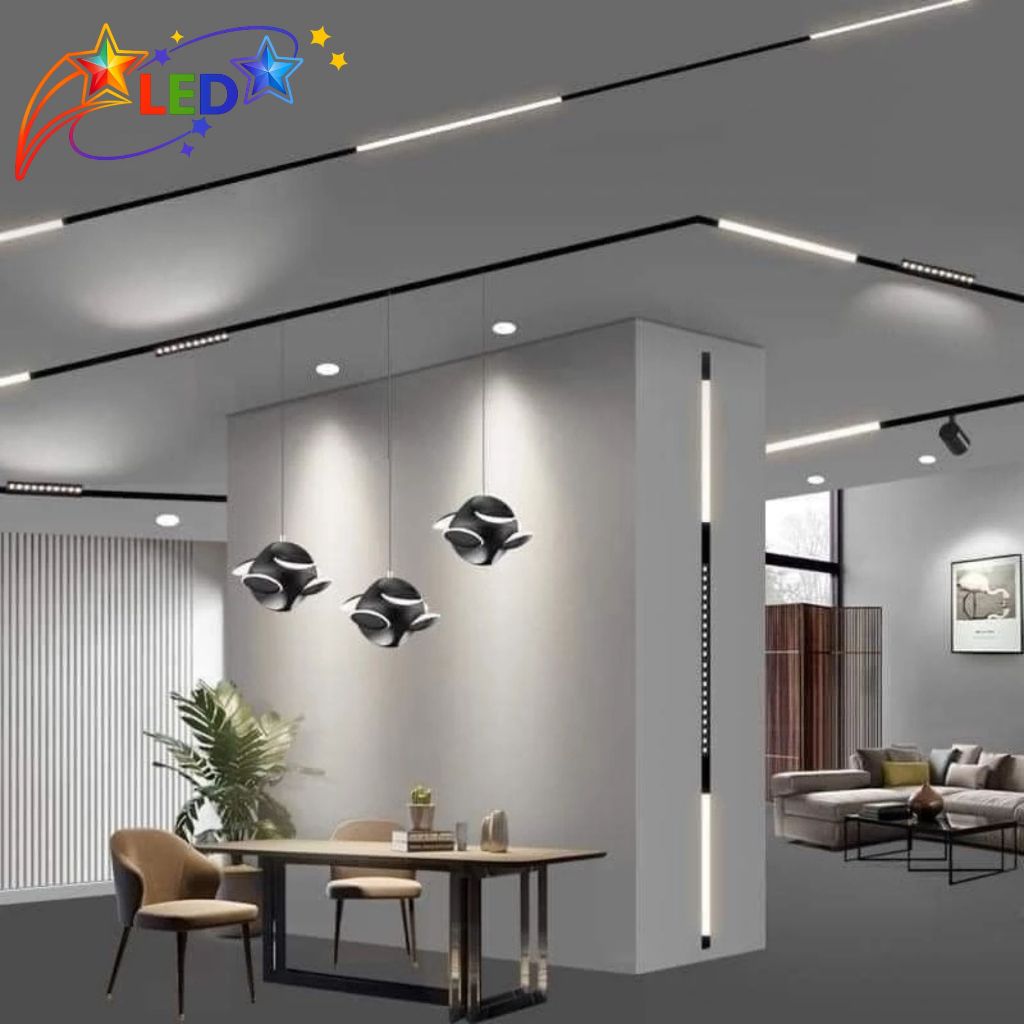 Đèn Ray Nam Châm Tán Quang 12W / 24W / 36W / 48W - Chiếu Tỏa - Hợp Kim Nhôm Độ Tinh Khiết Cao