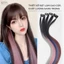 Set 2 Lọn Tóc Giả Highlight Sợi Bấm Ombre 60cm - Tóc Móc Lai Cá Tính Xám Khói, Hoa Anh Đào, Lam Tím - Tóc Giả Cao Cấp