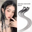 Set 2 Lọn Tóc Giả Highlight Sợi Bấm Ombre 60cm - Tóc Móc Lai Cá Tính Xám Khói, Hoa Anh Đào, Lam Tím - Tóc Giả Cao Cấp