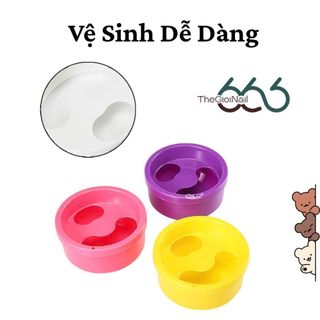 Bát Ngâm Tay Làm Nail Chuyên Dụng - Dụng Cụ Làm Mềm Da Tay Cao Cấp 2 Lớp Thiết Kế Cho Spa Và Cá Nhân THEGIOINAIL666