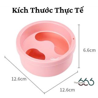 Bát Ngâm Tay Làm Nail Chuyên Dụng - Dụng Cụ Làm Mềm Da Tay Cao Cấp 2 Lớp Thiết Kế Cho Spa Và Cá Nhân THEGIOINAIL666