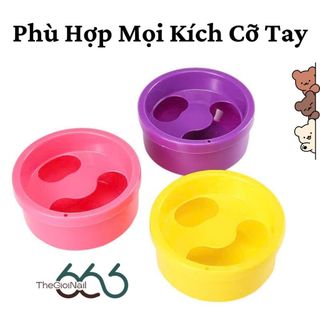 Bát Ngâm Tay Làm Nail Chuyên Dụng - Dụng Cụ Làm Mềm Da Tay Cao Cấp 2 Lớp Thiết Kế Cho Spa Và Cá Nhân THEGIOINAIL666