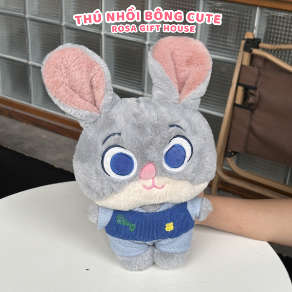 Gấu bông thỏ Judy và cáo nick dễ thương. Thú nhồi bông judy nick làm quà tặng đáng yêu