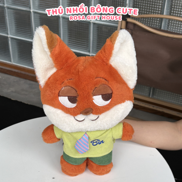 Gấu bông thỏ Judy và cáo nick dễ thương. Thú nhồi bông judy nick làm quà tặng đáng yêu