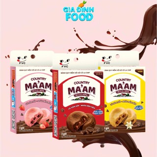 Bánh Quy Mềm Sôcôla Chip Country Ma'am hương sôcôla hộp 3/gói -24/gói
