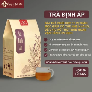 Trà Định Áp 10 vị thảo mộc Thanh nhẹ cơ thể Giảo Cổ Lam, Râu Ngô - Lương Y Hạnh Phúc