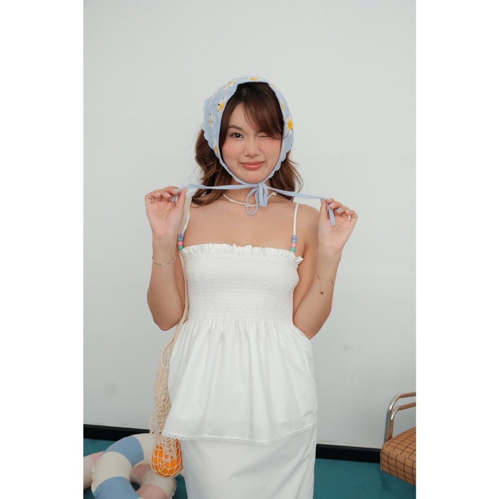 Set Nữ CRONI SET Áo 2S Phối Hạt, Chân Váy Midi Năng Động SECODEE