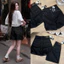 YURI JEANS - (MÃ31) Quần Jean Ngố Đen Xám Thêu Nét Túi Sau ( MÃ31)