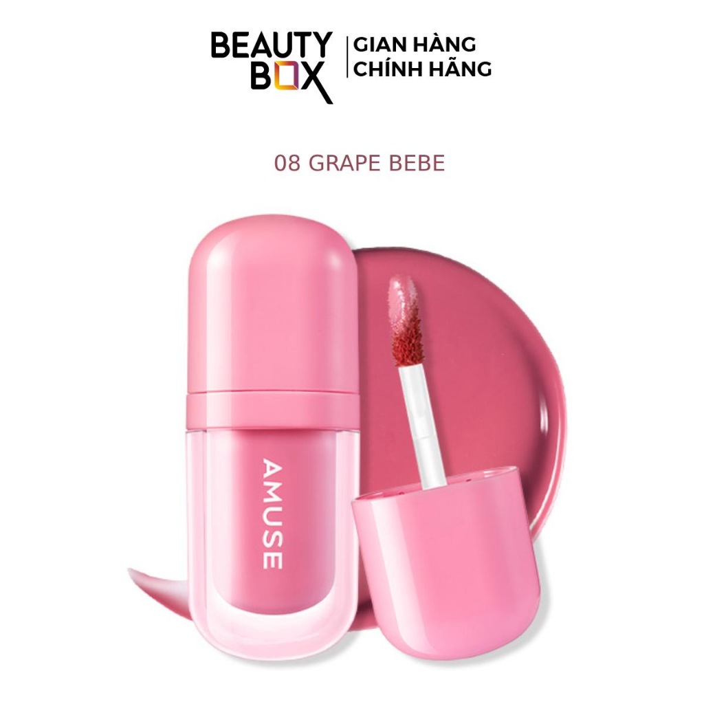 [Săn Sale] Son Tint Bóng Thuần Chay Amuse Bebe Tint 3.8g