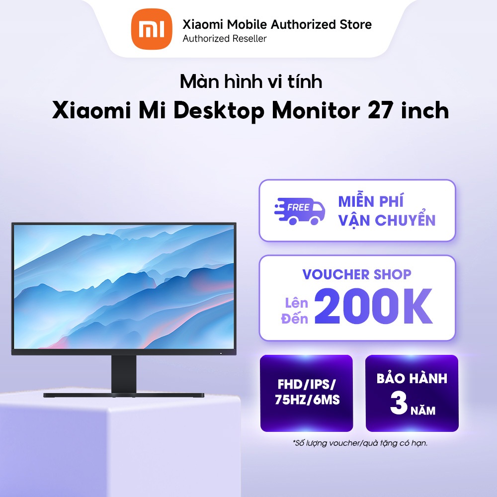 Màn hình vi tính Xiaomi Mi Desktop Monitor 27 inch BHR4975EU RMMNT27NF ...