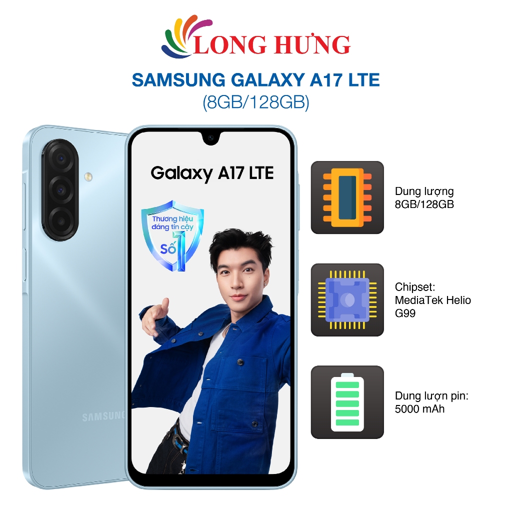Điện thoại Samsung Galaxy A17 LTE (8GB/128GB) - Hàng chính hãng