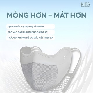 Khẩu trang chống nắng lụa băng, chống tia UV SPF 50+++, thiết kế lưới thoáng khí, mặt nạ chống nắng có gọng mềm 3D