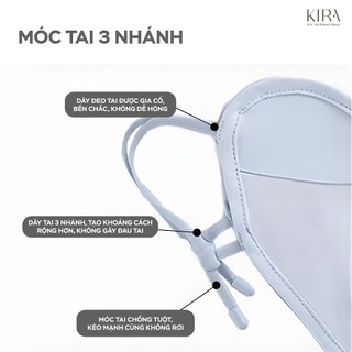 Khẩu trang chống nắng lụa băng, chống tia UV SPF 50+++, thiết kế lưới thoáng khí, mặt nạ chống nắng có gọng mềm 3D