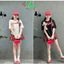 Set váy ngắn, set thiết kế mặc hè + gấu bông áo tăm đính nơ caro kèm CV kaki ngắn xếp ly có lót