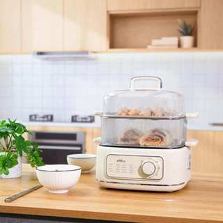 Nồi Hấp 2 Tầng Haatz HTP099 Công Suất 1000W Hấp Nhanh Giữ Trọn Dưỡng Chất, Dung Tích 10L - Nhà Bếp Thiên Hà