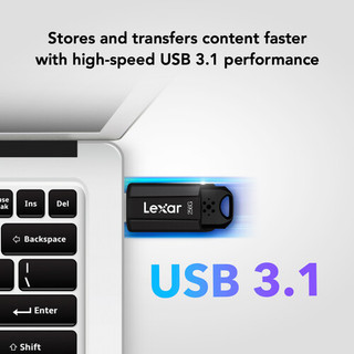 USB 64GB/ 128GB/ 256GB Lexar S80 3.1, Tốc độ đọc 150MB/s, Nhỏ gọn, Tương thích PC/ MAC