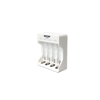 Box sạc pin 1.2V Beston C8001 có 4 khe gắn pin AA hoặc AAA (Trắng)