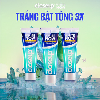 [SHOPEEVIP] Combo 6 Kem đánh răng Closeup White Now - Trắng Bật Tông 3X TỨC THÌ với Công nghệ Ánh Sáng Xanh 100g