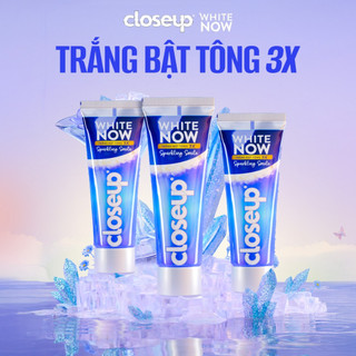 [SHOPEEVIP] Combo 6 Kem đánh răng Closeup White Now - Trắng Bật Tông 3X TỨC THÌ với Công nghệ Ánh Sáng Xanh 100g