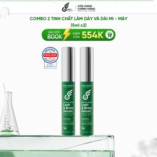 [Combo 2 Tinh Chất Làm Dày Và Dài Mi - Mày] DAILY EFFECT Growth Peptide Lash & Brow Serum (5g + 5g)