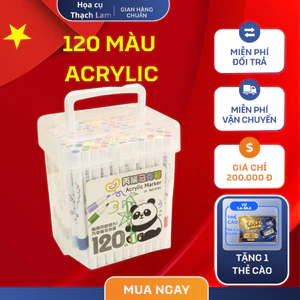 Bút Màu Acrylic Marker phi hành gia Y-06 80-120 Màu Cao Cấp Vẽ