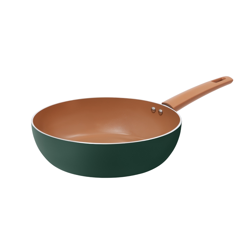 ( Độc quyền chỉ có trên Shopee) Chảo chống dính Ceramic CeraTitan Elmich Olive EL5983 size 24,26cm