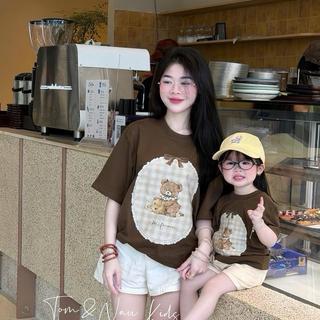 A20-Giá 1 áo [tomnaukids] Áo thun MẸ&BÉ siêu HOT- Size 9-80Kg