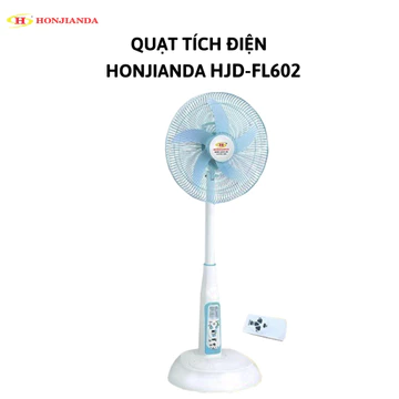 ( Chính Hãng ) Quạt Sạc Tích Điện kiểu đứng AC&DC 16 inch Honjianda FL601/602 - có remote điều khiển