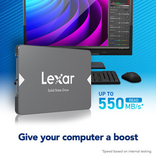 Ổ Cứng Gắn Trong SSD 2.5 Inch SATA III Lexar NS100/ NQ100 256GB-1TB 550MB/s Tương Thích Laptop/PC
