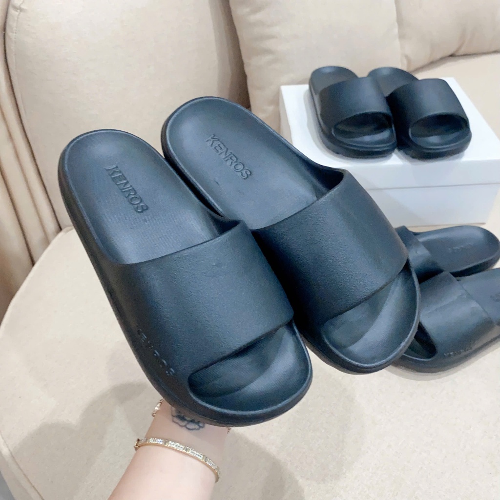 Dép Bánh Mì Nam Nữ, Chất Liệu Đế Chống Trơn Trượt, Chống Thấm, Phù Hợp Mang Đi Dạo, Đi Chơi, Size 36-39