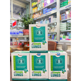 Hỗ trợ bổ phổi-giảm ho-giảm đờm-Simple Lungs-giảm đau rát họng-khàn tiếng do viêm họng, viêm phế quản