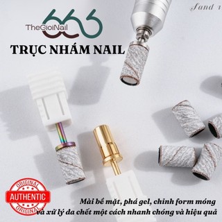 Trục Gắn Vòng Nhám Nail Mandrel Bằng Thép – Đầu Gắn Ống Nhám Mài Bề Mặt, Phá Gel, Chỉnh Form Móng, Mài Gel, Bột Nail666