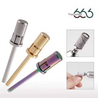 Trục Gắn Vòng Nhám Nail Mandrel Bằng Thép – Đầu Gắn Ống Nhám Mài Bề Mặt, Phá Gel, Chỉnh Form Móng, Mài Gel, Bột Nail666