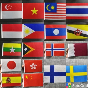 CỜ CÁC NƯỚC QUỐC KỲ KÍCH THƯỚC 14X21CM/QUỐC KỲ CHÂU ÂU CHÂU Á ĐÔNG Á World cup