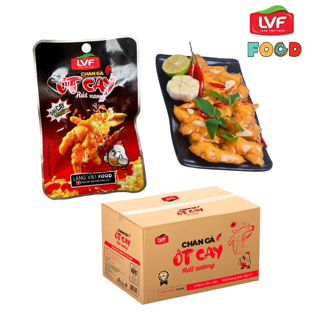 COMBO 30 Rút Xương ớt cay  ngon giòn cay 22g