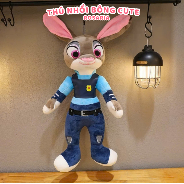 Thú Nhồi Bông Cáo Nick, Thỏ Judy Cute Cosplay, Gấu Bông Cáo Hoạt Hình Dễ Thương, Quà Tặng Người Yêu - GẤU BÔNG XINH ROSA