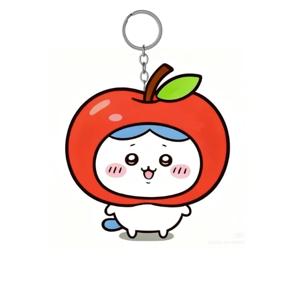 Móc khóa mèo táo siêu dễ thương