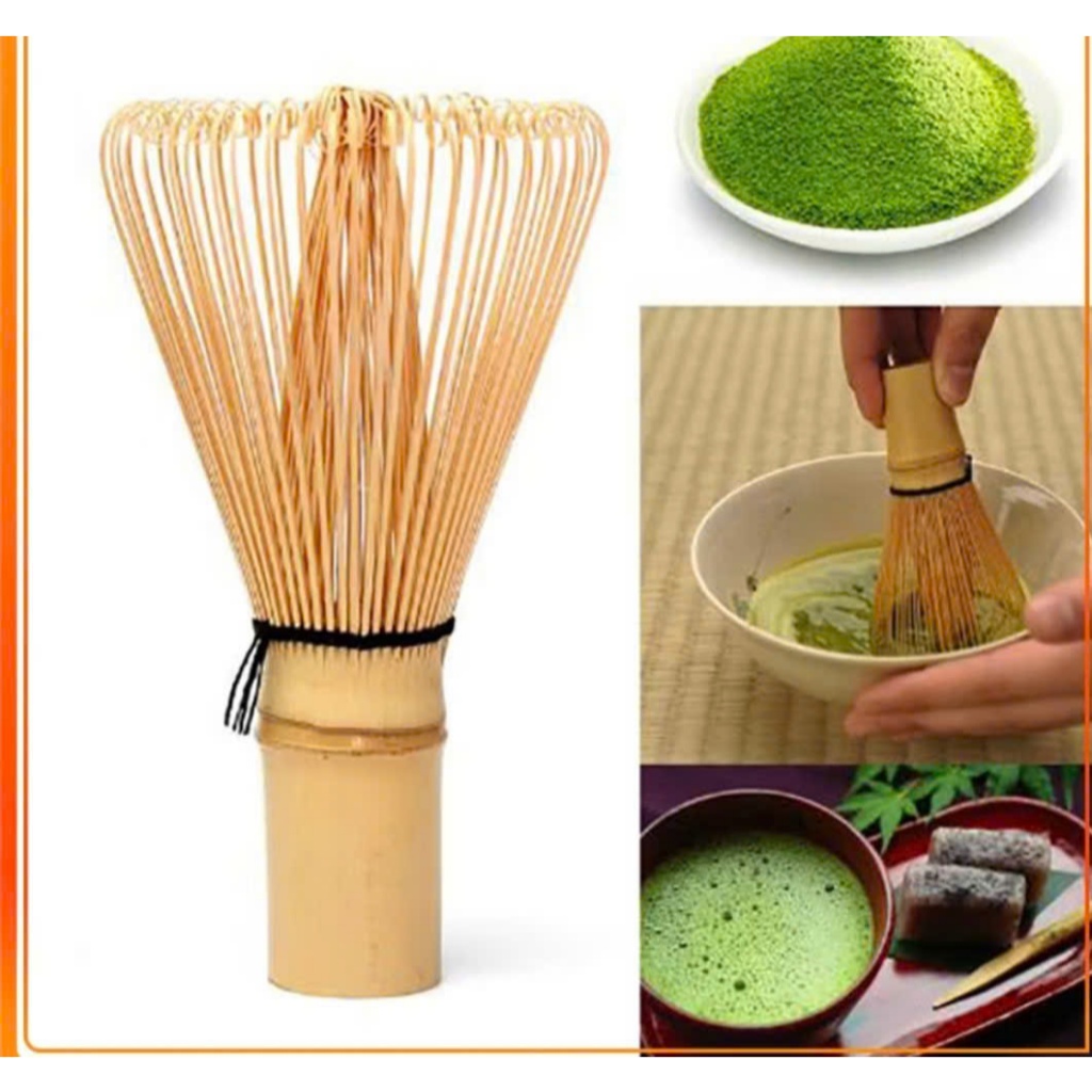 Chổi Đánh Matcha Tre 120 Nan Cao Cấp Tạo Bọt Mịn Chuẩn Trà Nhật Dễ Sử Dụng