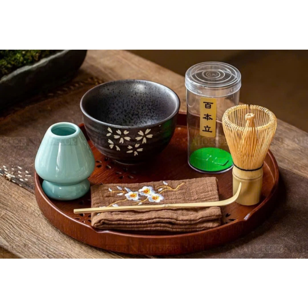 Chổi Đánh Matcha Tre 120 Nan Cao Cấp Tạo Bọt Mịn Chuẩn Trà Nhật Dễ Sử Dụng