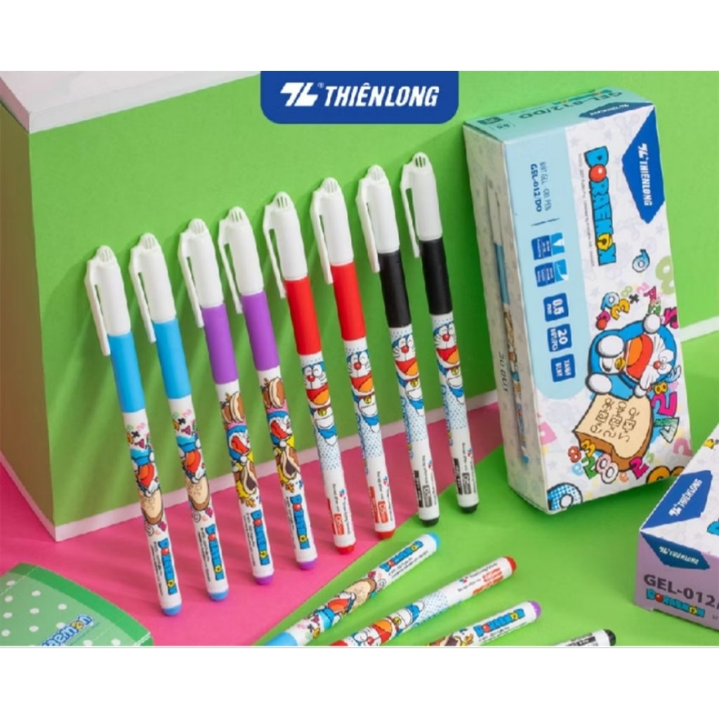 1 hộp*20c bút gel doremon thiên long (sịn)