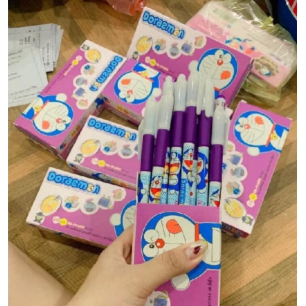 1 hộp*20c bút gel doremon thiên long (sịn)