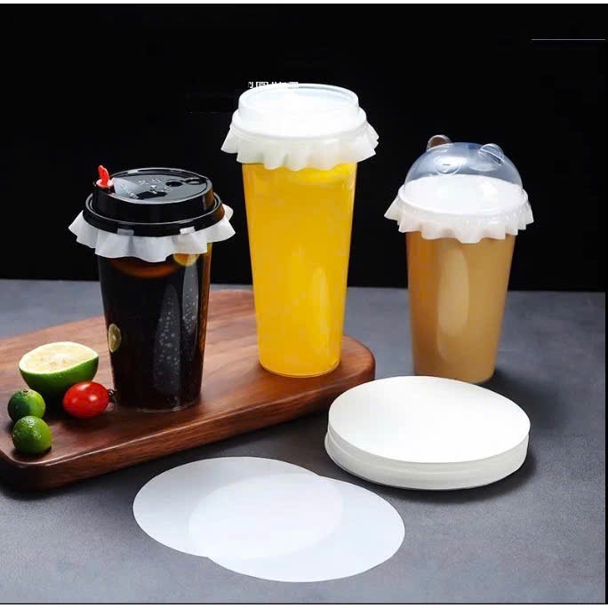 Set 500 Tờ Giấy Chống Tràn Ly Cà Phê Trà Sữa Chống Rò Rỉ Tiện Lợi Cho Đồ Uống Mang Đi