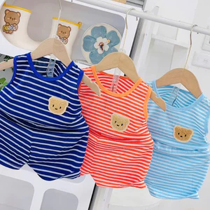 Bộ Ba Lỗ THUN LẠNH Cho Bé Trai 5 -15kg, Vải Đẹp, Dầy Dặn, Co Giãn, Mềm Mại, May Rộng Rãi