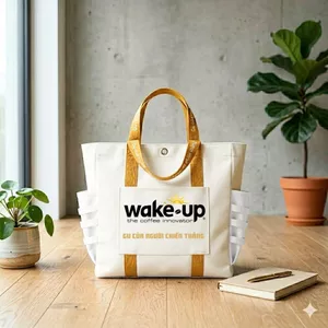 Túi vải tote Wake-up