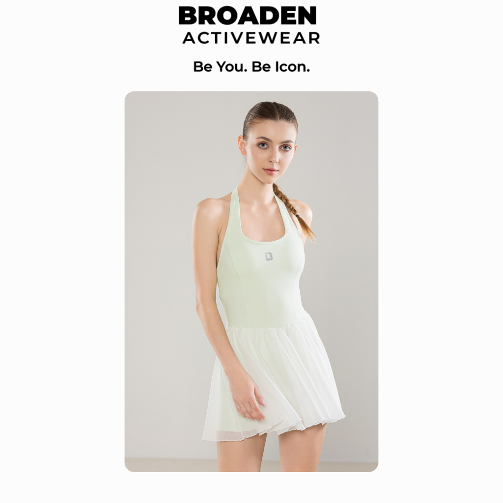 VÁY LƯỚI THỂ THAO CÓ QUẦN BẢO HỘ VÀ MÚT NGỰC LOU DRESS - BROADEN Activewear