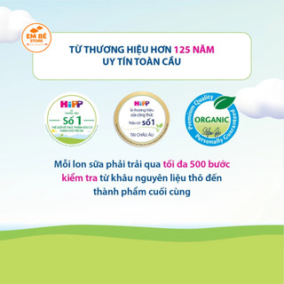 Sữa bột công thức HiPP Organic Combiotic (đủ số)