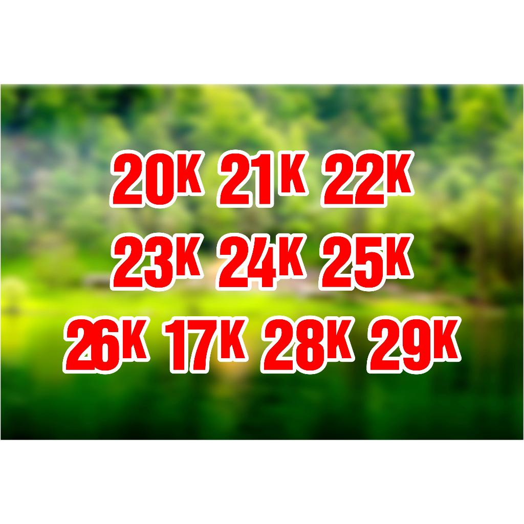 Sticker Giá Tiền Dán, Decal Giá Tiền Đồ Ăn, Đồ Uống, Decal Số Tiền Dán Kính, Tường Trang Trí Quán Trà Sữa, Cà Phê