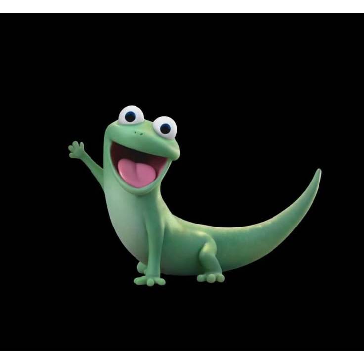 Móc khoá Thằn lằn xanh (Gecko) vô tri