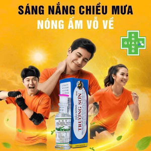 Dầu nóng Trường Sơn giúp đánh bay nhức mỏi, cảm cúm và hỗ trợ giữ ấm cơ thể (Chai 10ml)